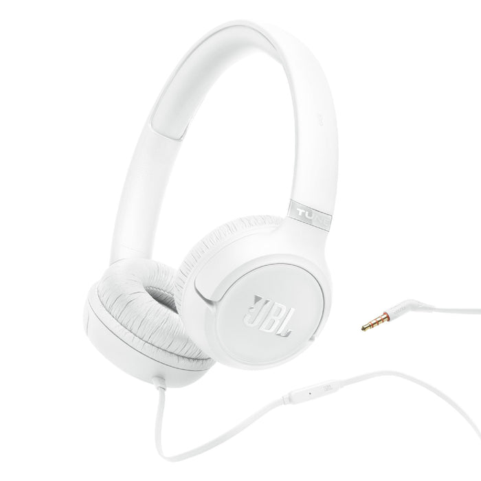 JBL Tune 530 | On-ear headphones - Wired - Foldable - White | 01 | Sonxplus Drummondville