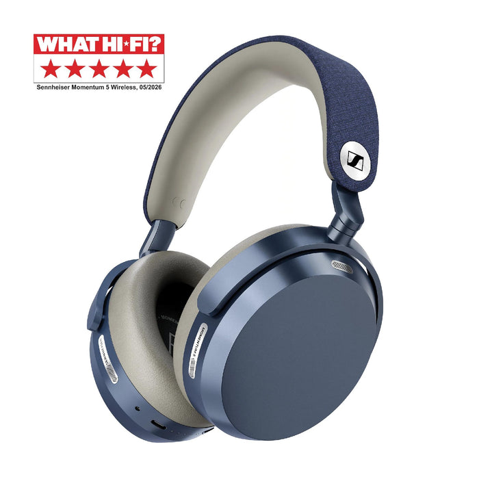 Sennheiser MOMENTUM 5 Wireless | Écouteurs supra-auriculaires - Sans fil - Réduction adaptative du bruit - Denim | 04 | Sonxplus Drummondville