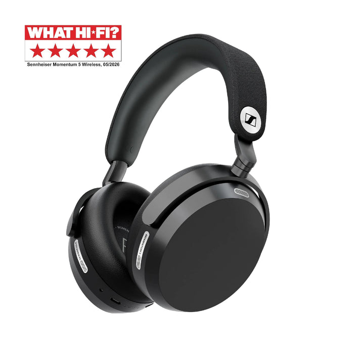 Sennheiser MOMENTUM 5 Wireless | Écouteurs supra-auriculaires - Sans fil - Réduction adaptative du bruit - Noir | 04 | Sonxplus Drummondville
