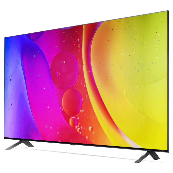 LG 86NANO80AUA | Téléviseur 86" LED 4K - UHD - Série NANO80A - 60Hz - Processeur IA a7 4K Gen8 - Noir-Sonxplus Drummondville