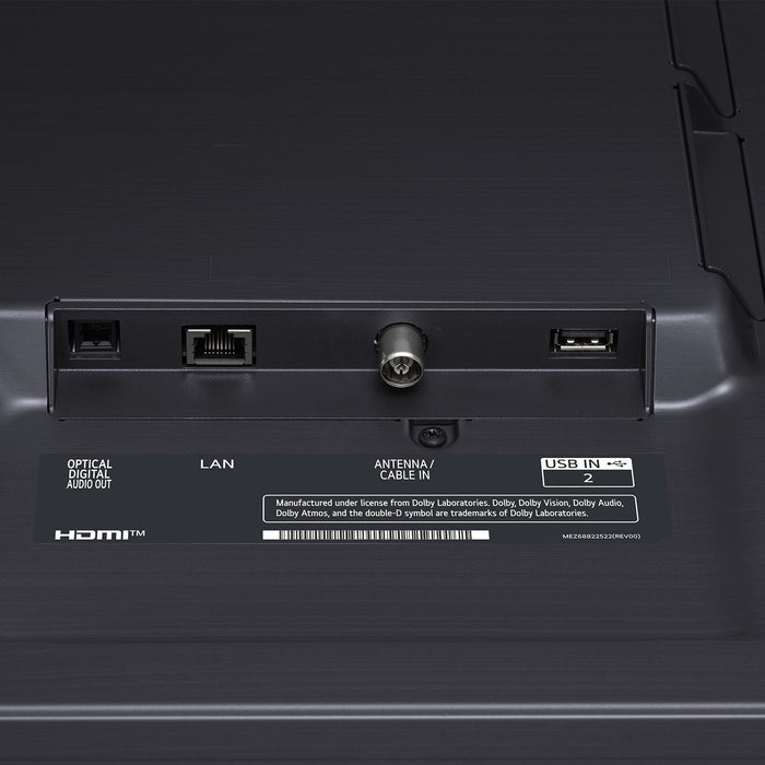 LG 86NANO80AUA | Téléviseur 86" LED 4K - UHD - Série NANO80A - 60Hz - Processeur IA a7 4K Gen8 - Noir-Sonxplus Drummondville