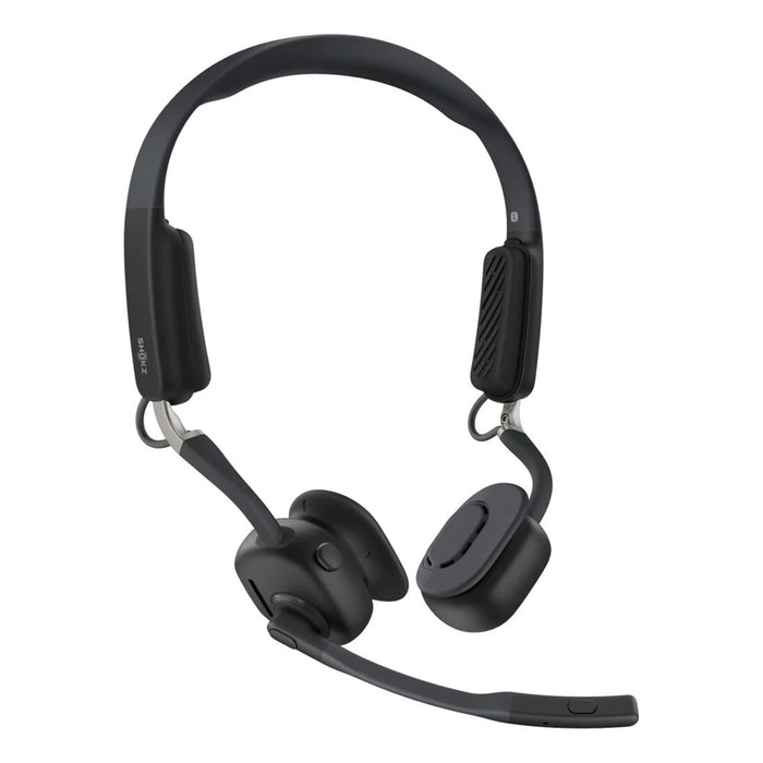 Shokz OpenMeet USB-C | Casque stéréo Bluetooth - 15 Heures d'autonomie - Noir-Sonxplus Drummondville