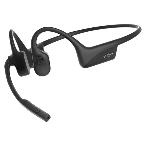 SHOKZ OpenComm2 | Écouteurs à conduction osseuse - Bluetooth - Microphone - Noir-Sonxplus Drummondville