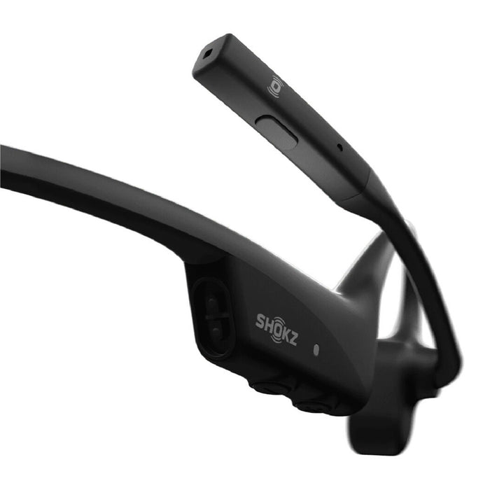 SHOKZ OpenComm2 USB-A | Écouteurs à conduction osseuse - Bluetooth - Adaptateur USB-A - Microphone - Noir-Sonxplus Drummondville