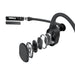 SHOKZ OpenComm2 USB-C | Écouteurs à conduction osseuse - Bluetooth - Adaptateur USB-C - Microphone - Noir-Sonxplus Drummondville
